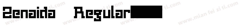 Zenaida Regular字体转换